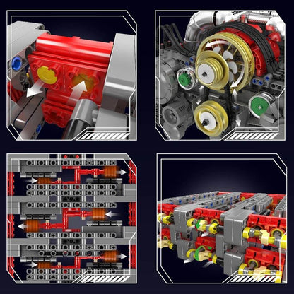 Mould King 10181 Motorized Flat Engine - Sofhome