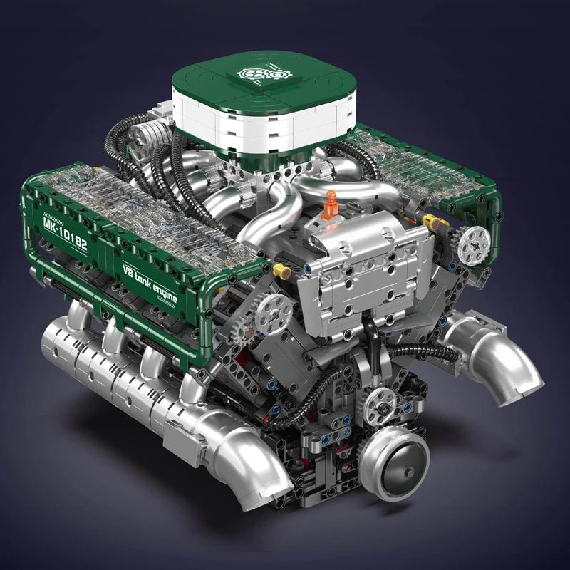 Mould King 10182 Motorized V8 Tank Engine - Sofhome