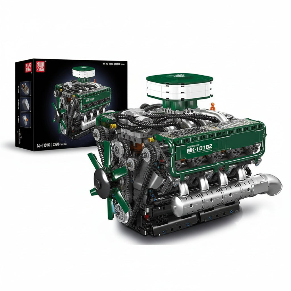 Mould King 10182 Motorized V8 Tank Engine - Sofhome