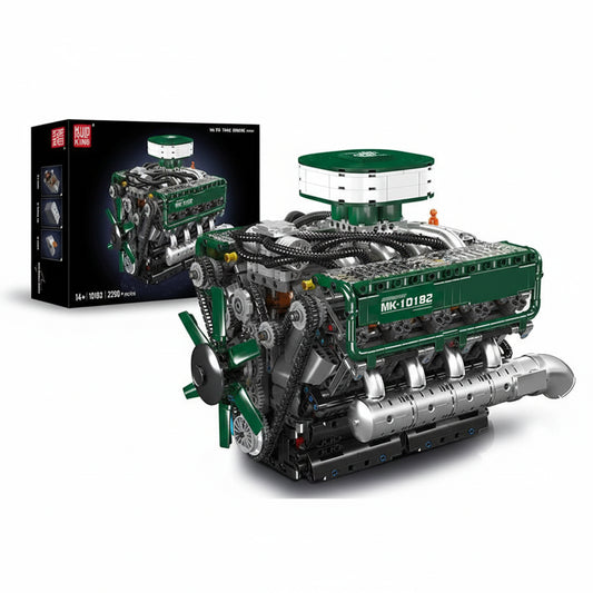 Mould King 10182 Motorized V8 Tank Engine - Sofhome
