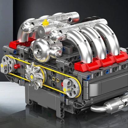 Mould King 10193 Motorized Boxer Engine Block Building Set - Sofhome