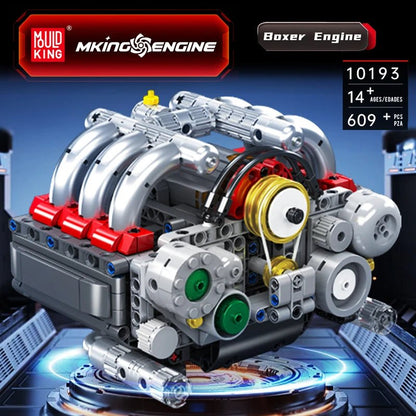 Mould King 10193 Motorized Boxer Engine Block Building Set - Sofhome