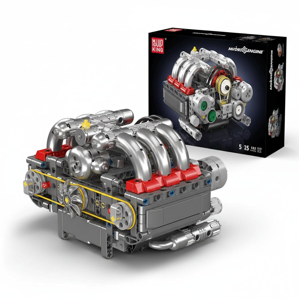 Mould King 10193 Motorized Boxer Engine Block Building Set - Sofhome