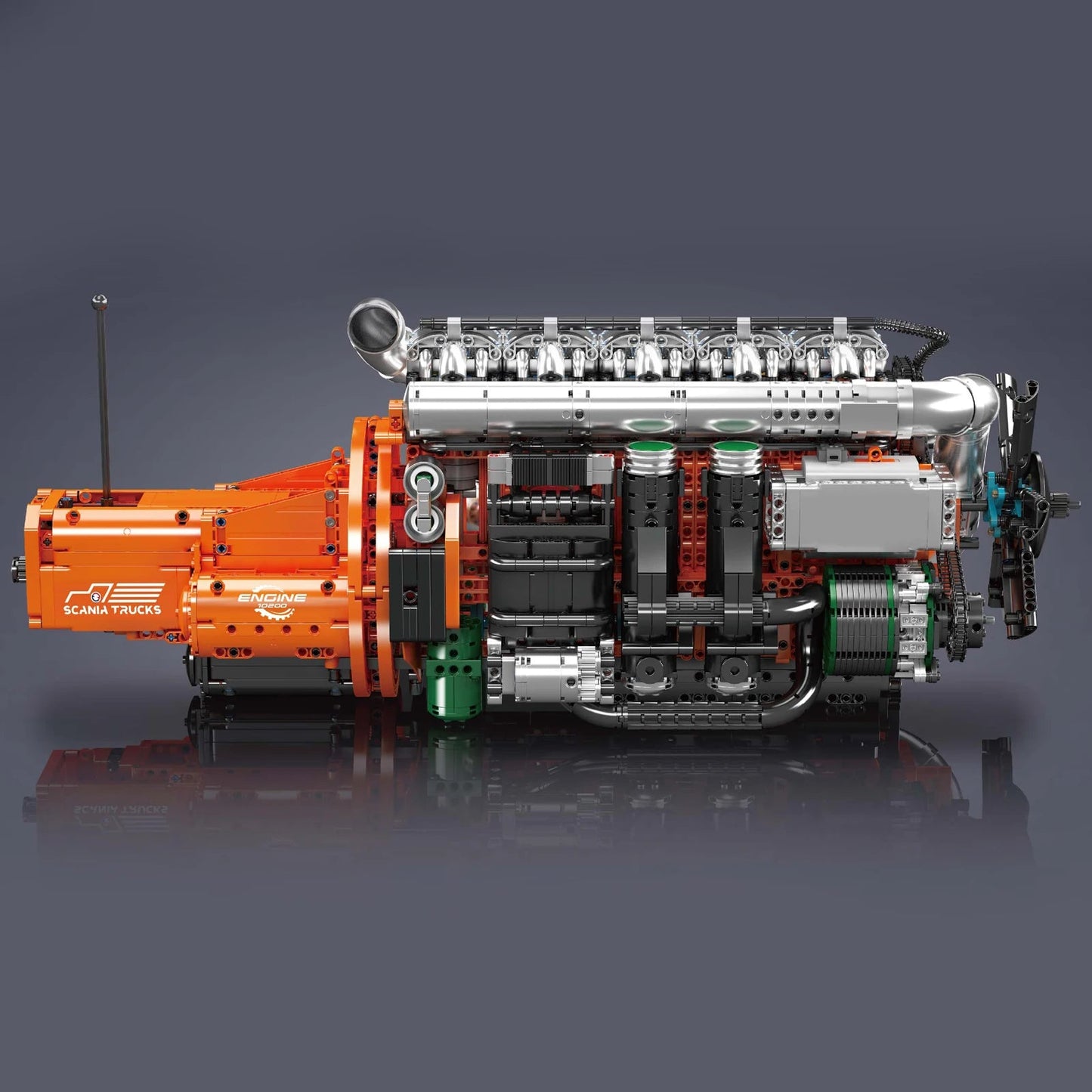 Mould King 10200 Motorized Truck Engine - Technical Building Kit - Sofhome