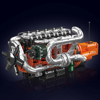 Mould King 10200 Motorized Truck Engine - Technical Building Kit - Sofhome