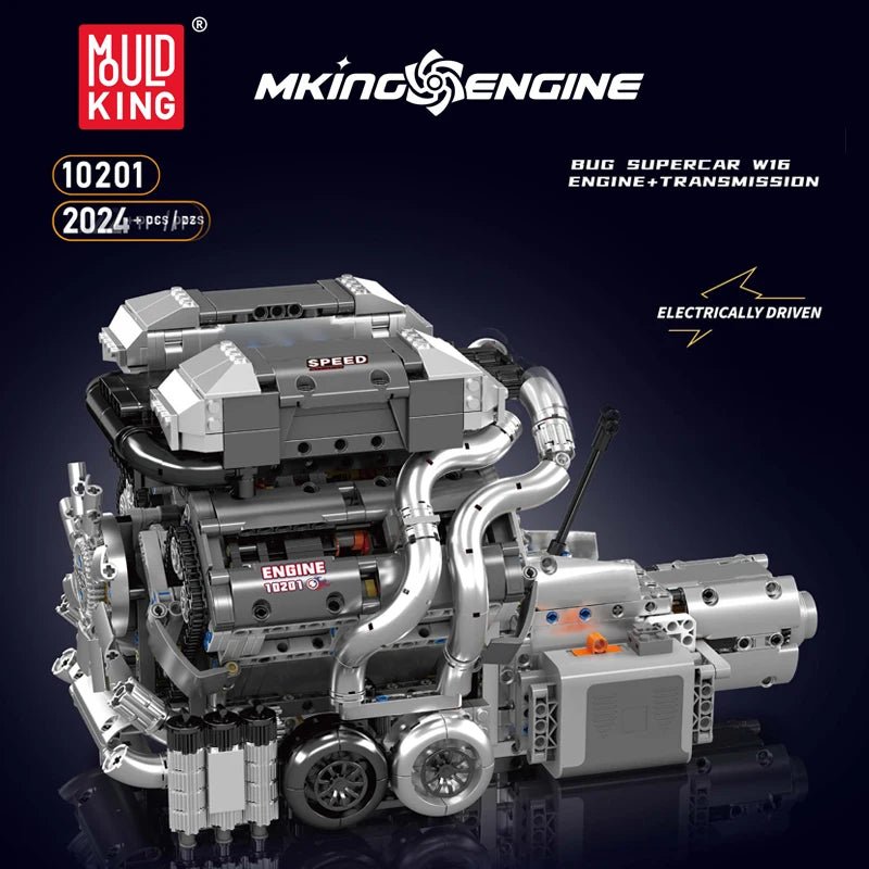 Mould King 10201 W16 Supercar Engine - Sofhome