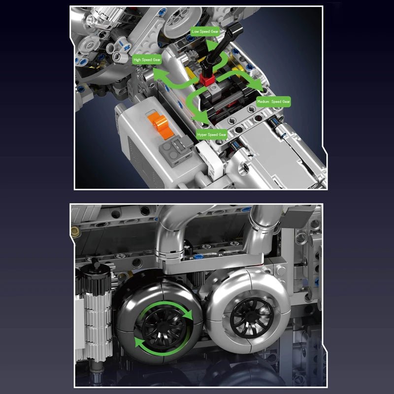 Mould King 10201 W16 Supercar Engine - Sofhome
