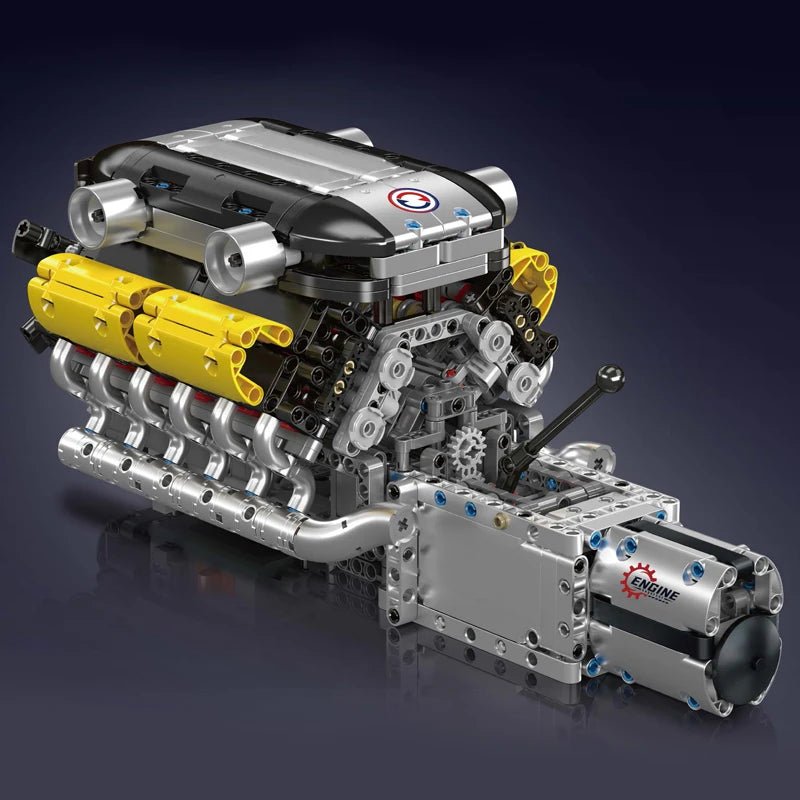 Mould King 10202 Supercar V12 Engine - Building Blocks Set - Sofhome