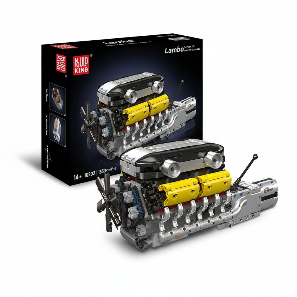 Mould King 10202 Supercar V12 Engine - Building Blocks Set - Sofhome
