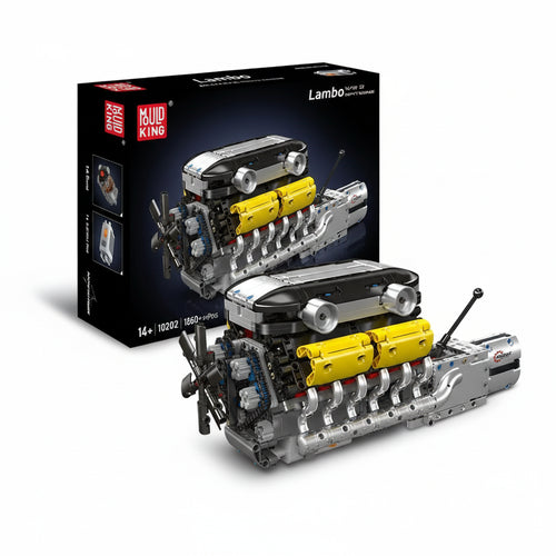 Mould King 10202 Supercar V12 Engine - Building Blocks Set - Sofhome