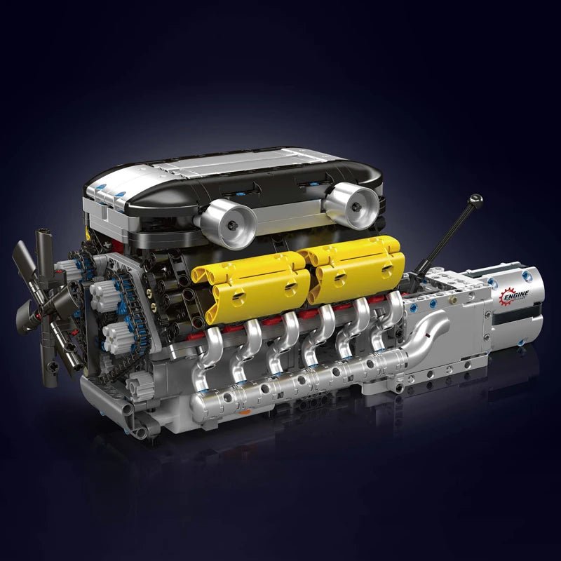 Mould King 10202 Supercar V12 Engine - Building Blocks Set - Sofhome