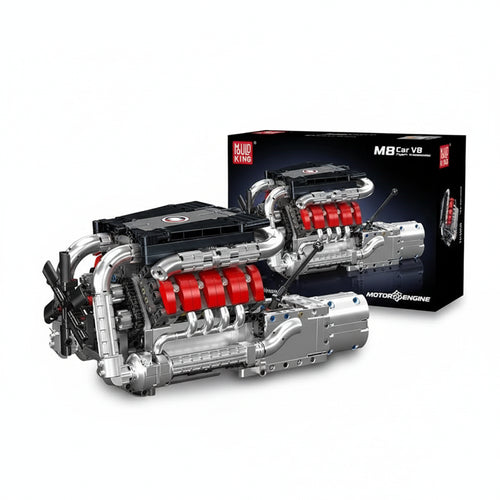 Mould King 10203 V8 Engine - Technical Building Block Set - Sofhome