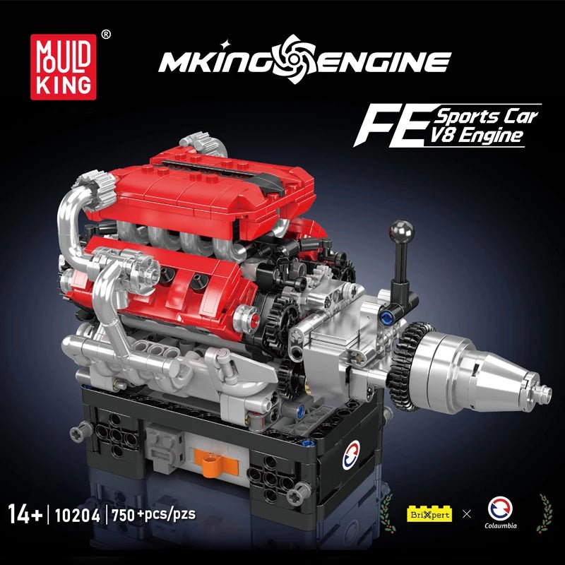 Mould King 10204 V8 Racing Engine - Sofhome