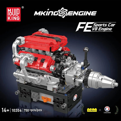 Mould King 10204 V8 Racing Engine - Sofhome