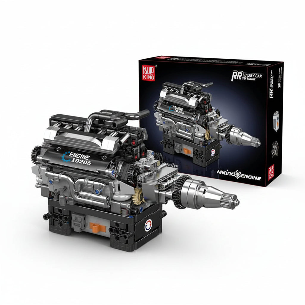 Mould King 10205 RR V12 Engine Car - Sofhome