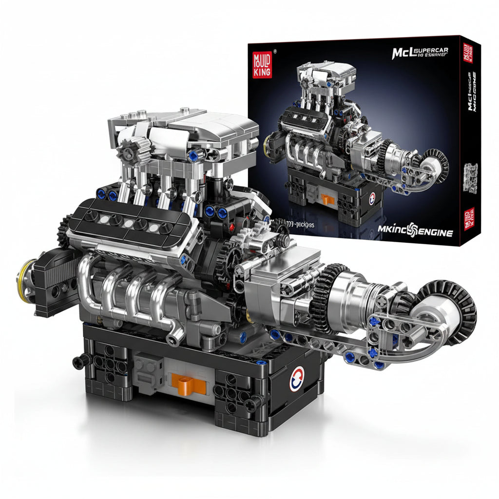 Mould King 10206 MCL Sport Car - Motorized V8 Engine Building Kit - Sofhome