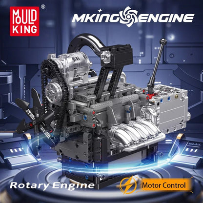 Mould King 10212 Supercar Rotary Engine - Building Kit - Sofhome