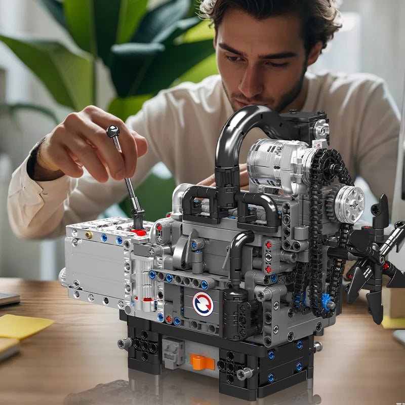 Mould King 10212 Supercar Rotary Engine - Building Kit - Sofhome