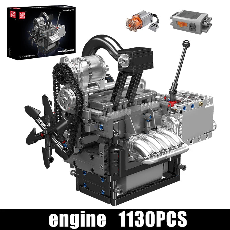 Mould King 10212 Supercar Rotary Engine - Building Kit - Sofhome