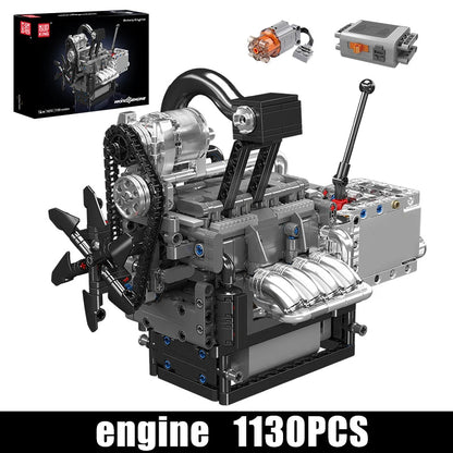 Mould King 10212 Supercar Rotary Engine - Building Kit - Sofhome