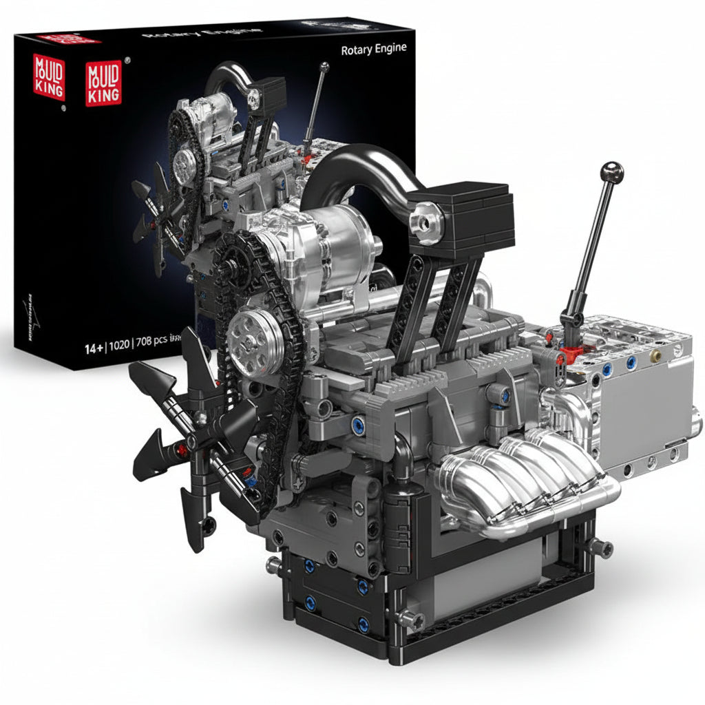 Mould King 10212 Supercar Rotary Engine - Building Kit - Sofhome