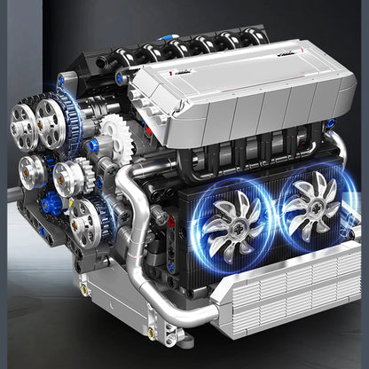 Mould King 10213 Sport Racing Car Engine - Building Block Kit - Sofhome