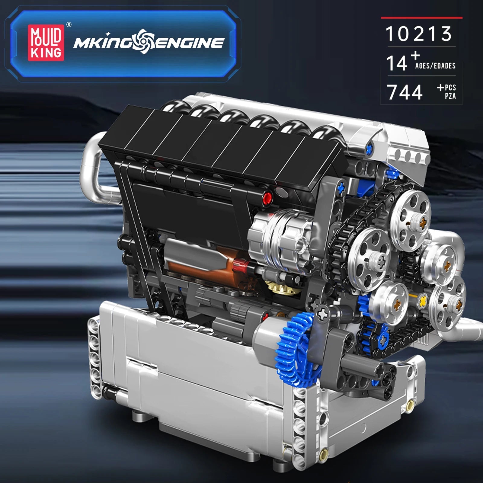 Mould King 10213 Sport Racing Car Engine - Building Block Kit - Sofhome