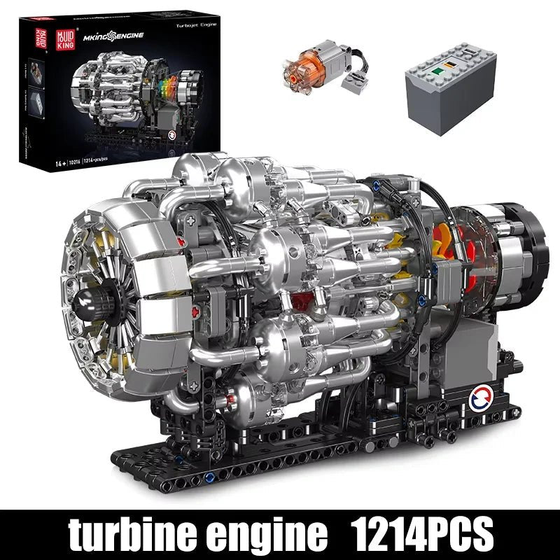 Mould King 10216 Motorized Turbojet Engine - Sofhome