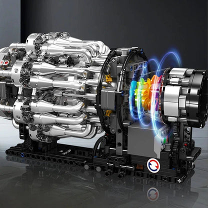 Mould King 10216 Motorized Turbojet Engine - Sofhome