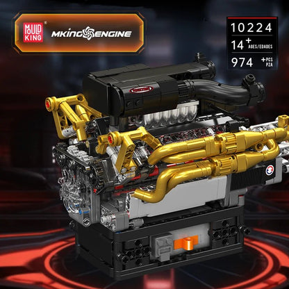 Mould King 10224 Valkyrie V12 Engine - Sofhome
