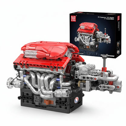 Mould King 10226 V12 Engine - Motorized Building Block Kit - Sofhome