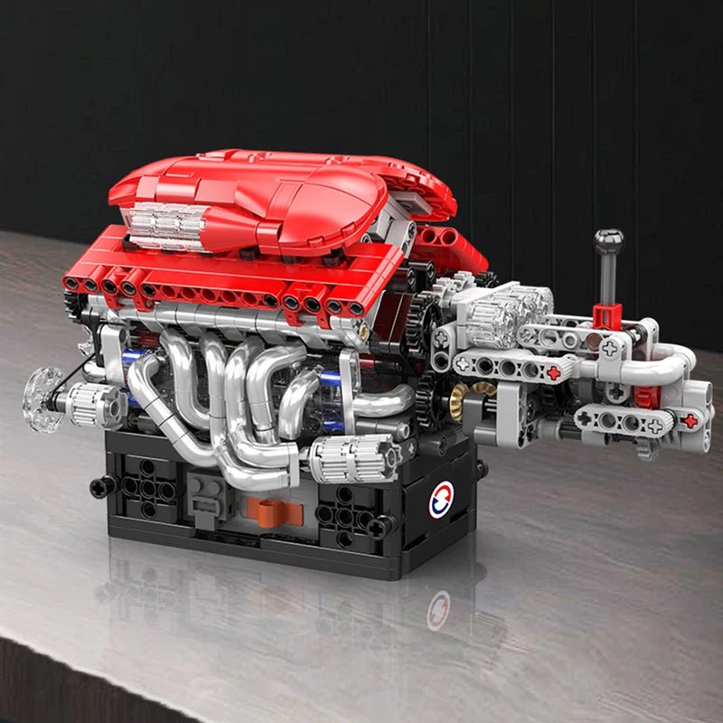 Mould King 10226 V12 Engine - Motorized Building Block Kit - Sofhome
