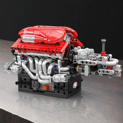 Mould King 10226 V12 Engine - Motorized Building Block Kit - Sofhome