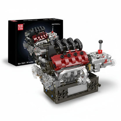 Mould King 10227 V8 Engine - Motorized Building Block Kit - Sofhome