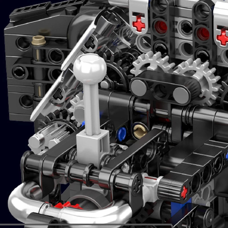 Mould King 10230 - Motorized A8 W12 Engine Building Block Set - Sofhome