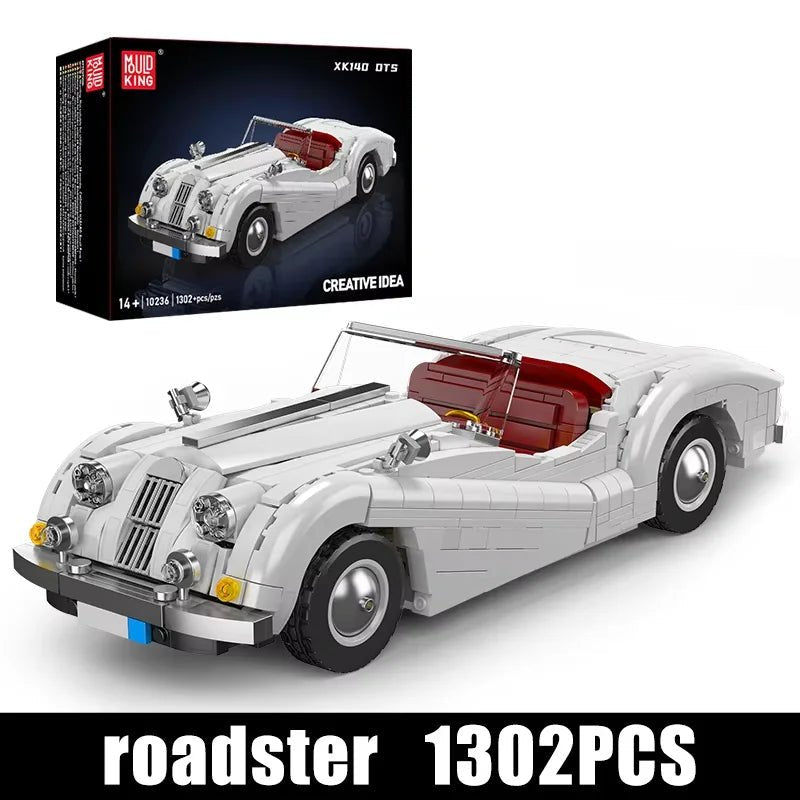 Mould King 10236 MOC XK140 QTS Vintage Car - Building Blocks Set - Sofhome