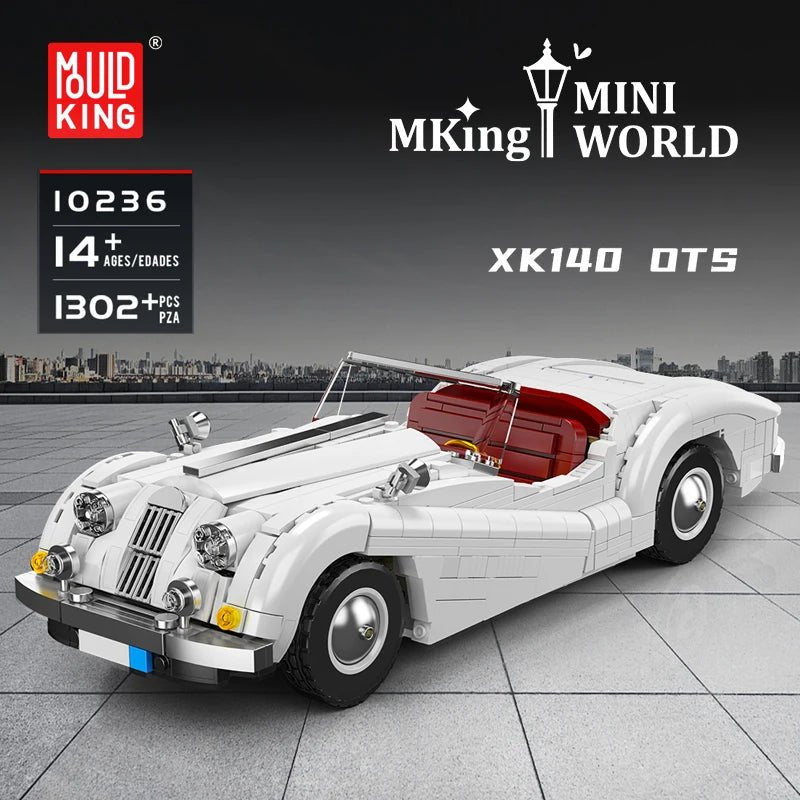 Mould King 10236 MOC XK140 QTS Vintage Car - Building Blocks Set - Sofhome