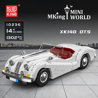 Mould King 10236 MOC XK140 QTS Vintage Car - Building Blocks Set - Sofhome