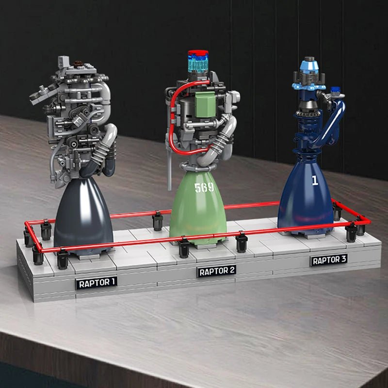 Mould King 10247 Raptor Rocket Engine - Technical Building Block Kit - Sofhome