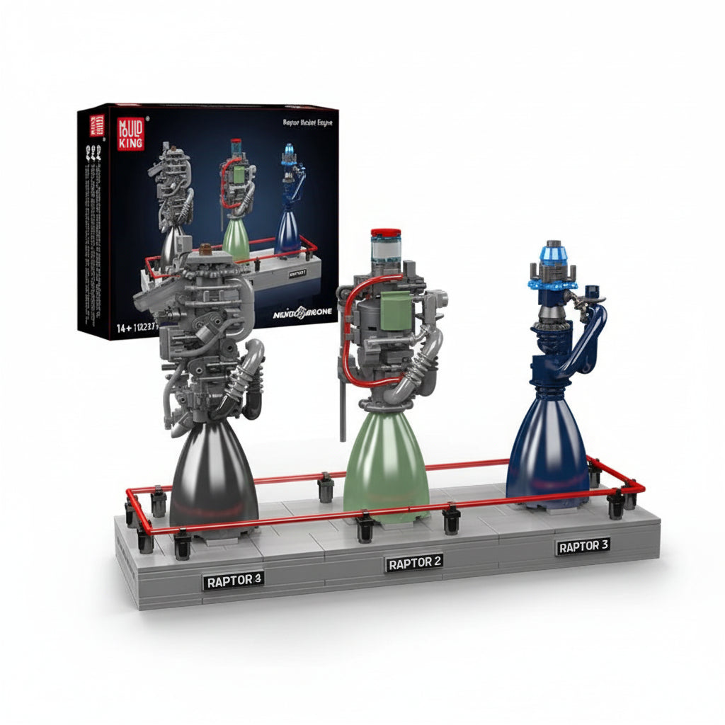 Mould King 10247 Raptor Rocket Engine - Technical Building Block Kit - Sofhome