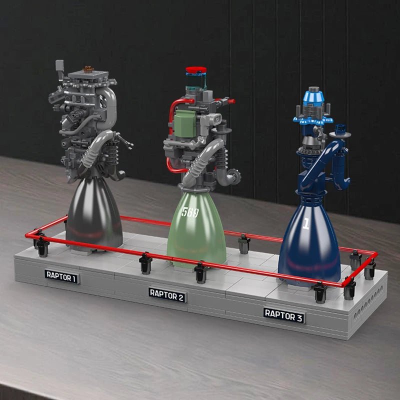 Mould King 10247 Raptor Rocket Engine - Technical Building Block Kit - Sofhome