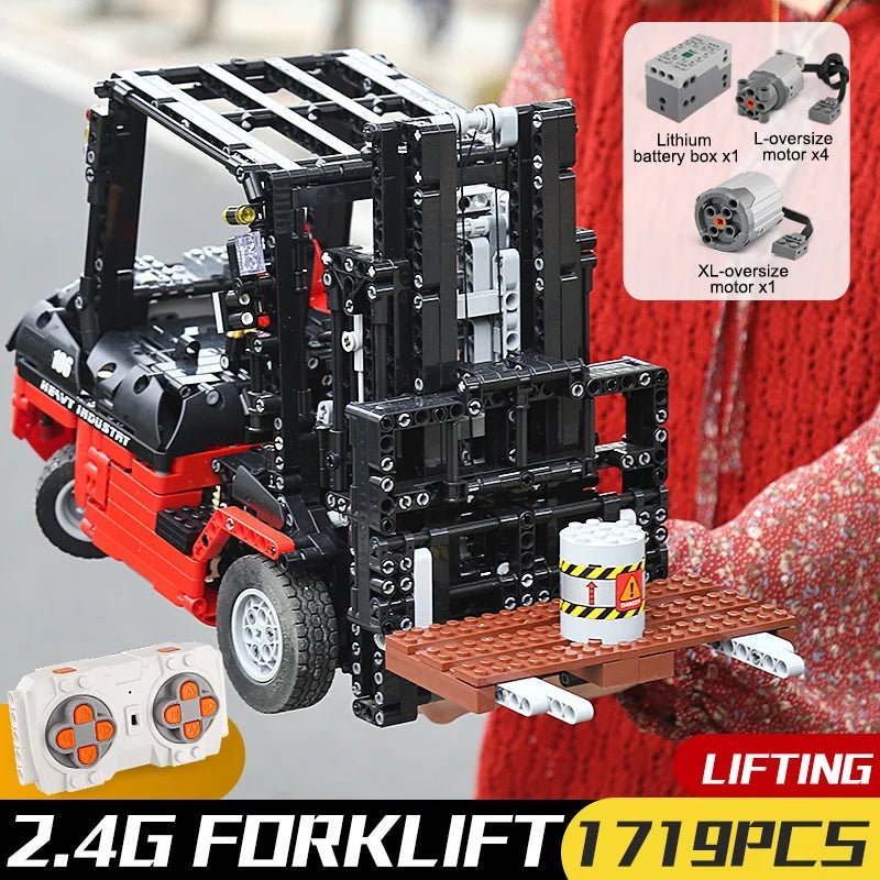 Mould King 13106 - Motorized Forklift Building Block Set - Sofhome
