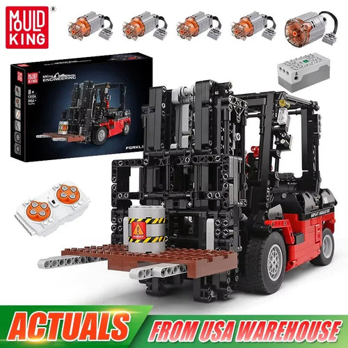 Mould King 13106 - Motorized Forklift Building Block Set - Sofhome