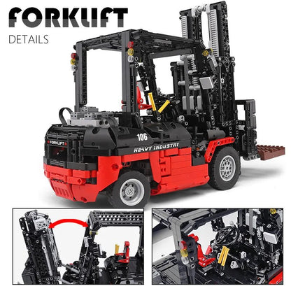 Mould King 13106 - Motorized Forklift Building Block Set - Sofhome