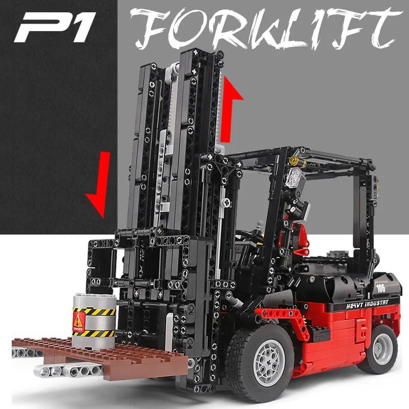 Mould King 13106 - Motorized Forklift Building Block Set - Sofhome