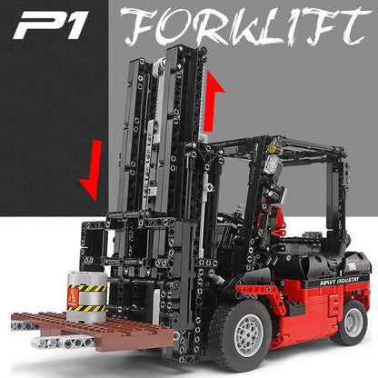 Mould King 13106 - Motorized Forklift Building Block Set - Sofhome