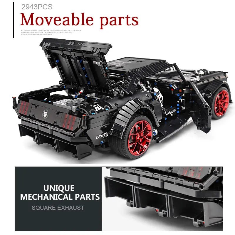MOULD KING 13108 V2 Racing Car - APP RC Building Blocks Kit - Sofhome