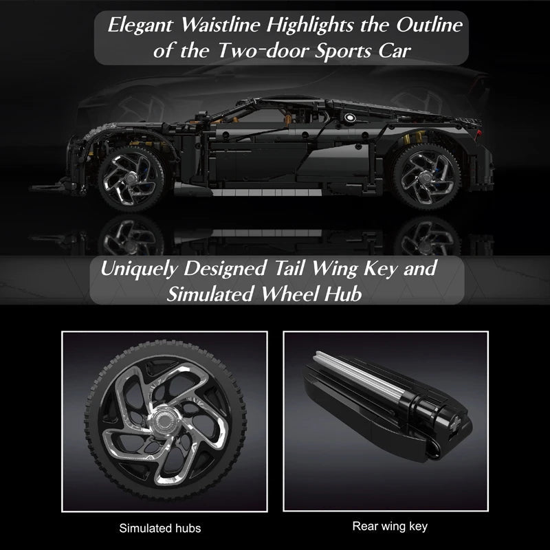 Mould King 13163 La Voiture Noire - Sofhome