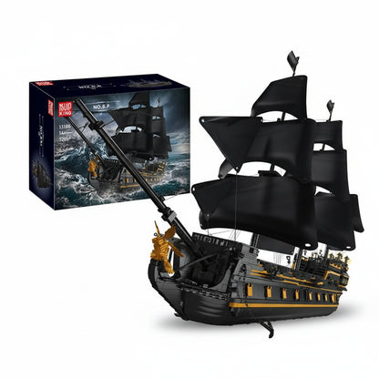 Mould King 13186 Black Pearl - Pirate Ship Building Block Set - Sofhome