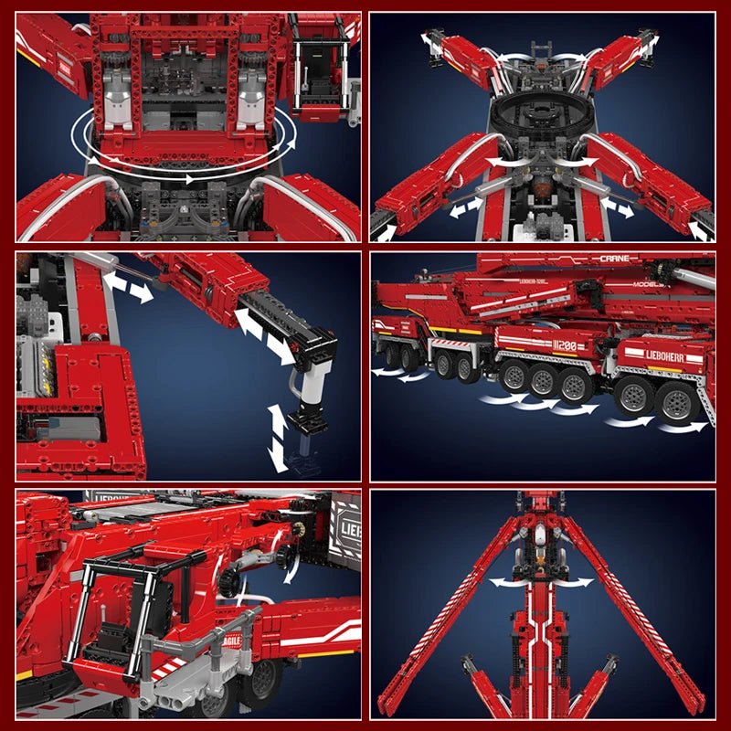 Mould King 17007/17008 LTM 11200 Crane - Sofhome
